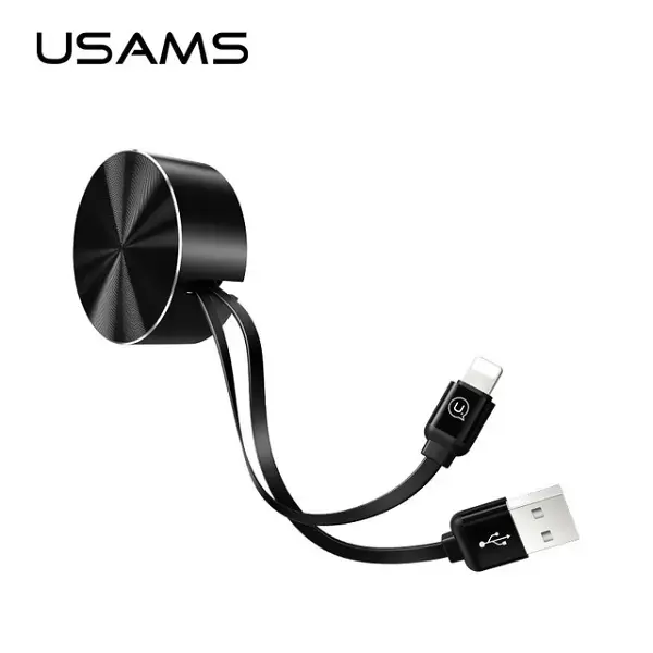 USAMS Kabel zwijany U-Bin Lightning 1m