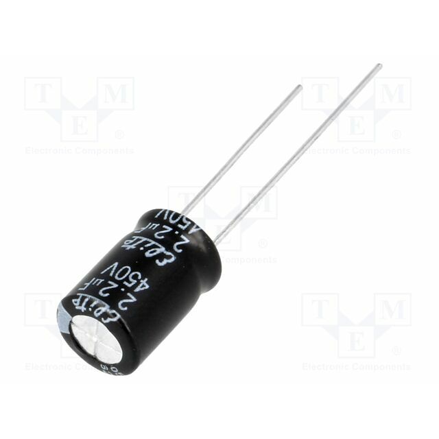 ELITE Capacitor: electrolytic; THT; 2.2uF