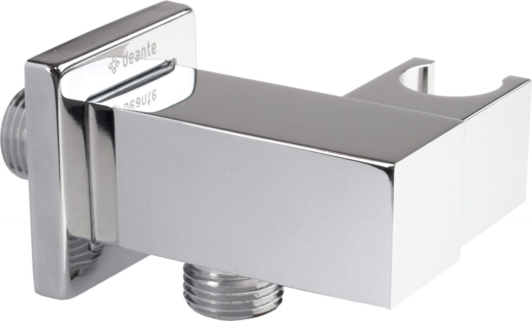 Deante Square angled connector with handset