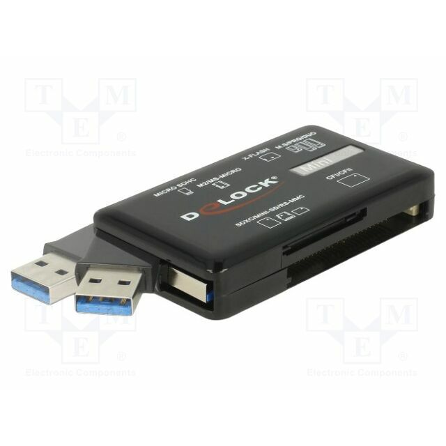 Card reader: memory; CF,M2,microSD