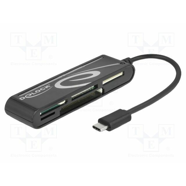 Card reader: memory; CF,microSD,MMC