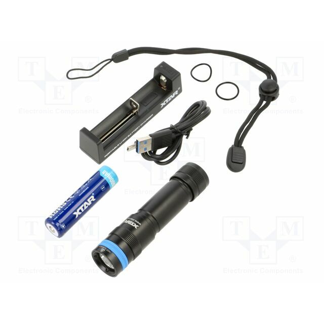 Torch: LED; IPX8; 1000lm; L: 106mm