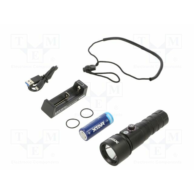 Torch: LED; IPX8; 1000lm; L: 155mm