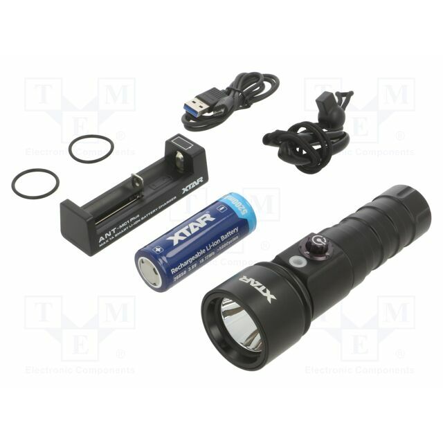 Torch: LED; IPX8; 60lm,200lm,600lm