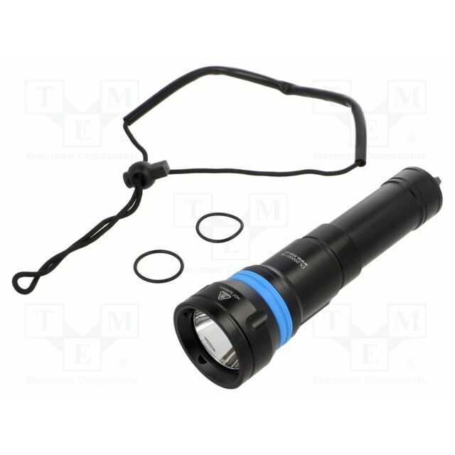 Torch: LED; IPX8; 1600lm; L: 168mm