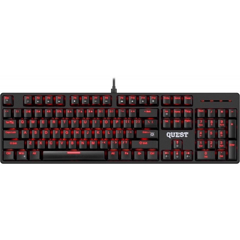 DEFENDER Mechanic keyboard QUEST GK-596 RGB