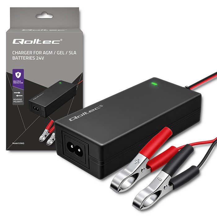 QOLTEC Automātiskais lādētājs AGM GEL STD