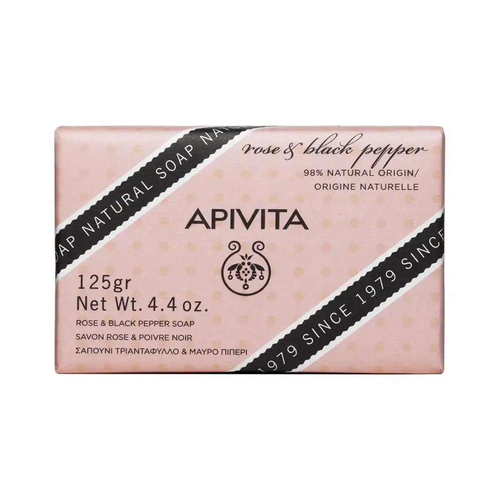 Apivita, Natural Rose, Scented Soap Bar