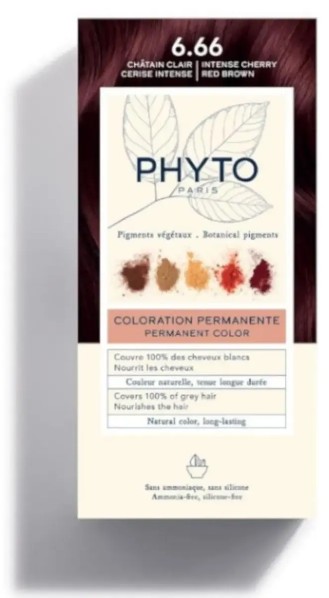 Phyto, Color, Permanent Hair Dye, 6