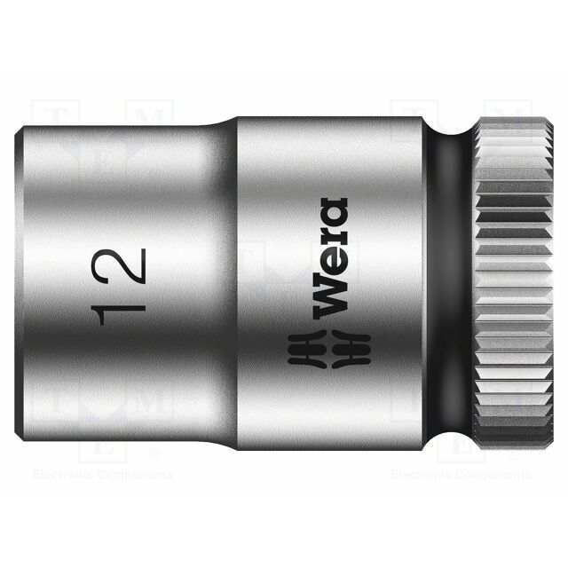 Socket: 6-angles; socket spanner; HEX 12mm