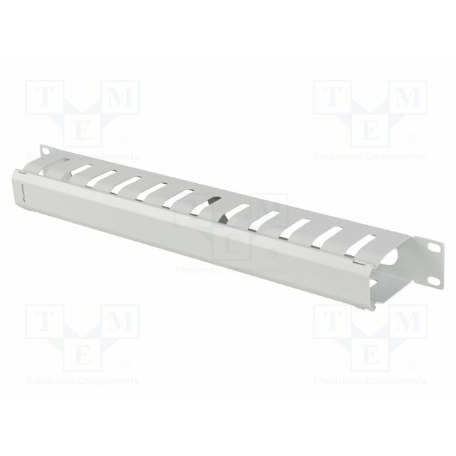 LANBERG Cable organizer; 1U; grey; Standard: