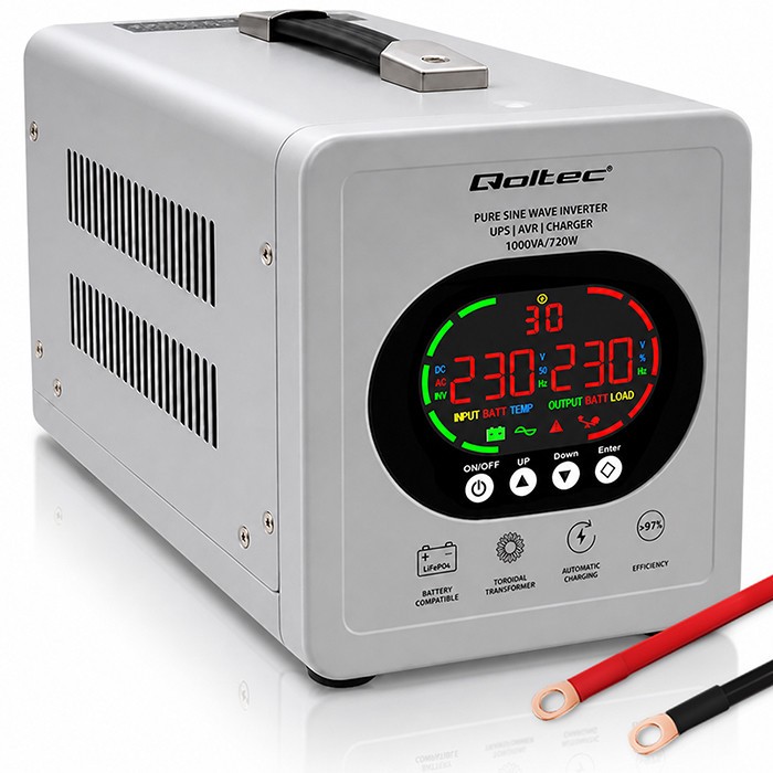 QOLTEC Pure Sine Wave UPS 1000VA