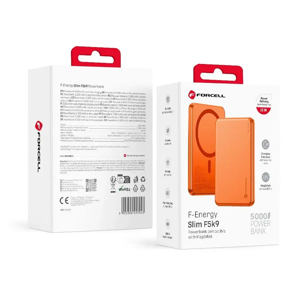 Powerbank compatible with MagSafe Forcell F-Energy