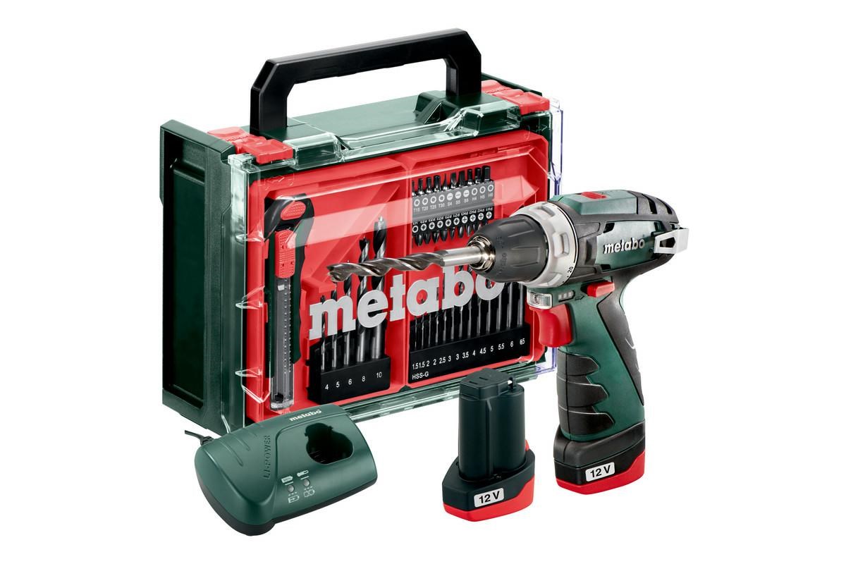 METABO. SCREWDRIVER BS BASIC SET 12V