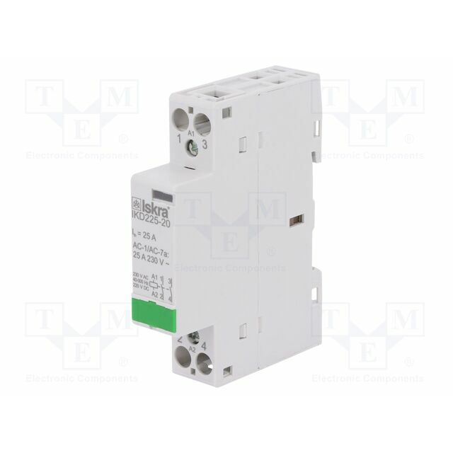ISKRA Contactor: 2-pole installation; 25A; 230VAC