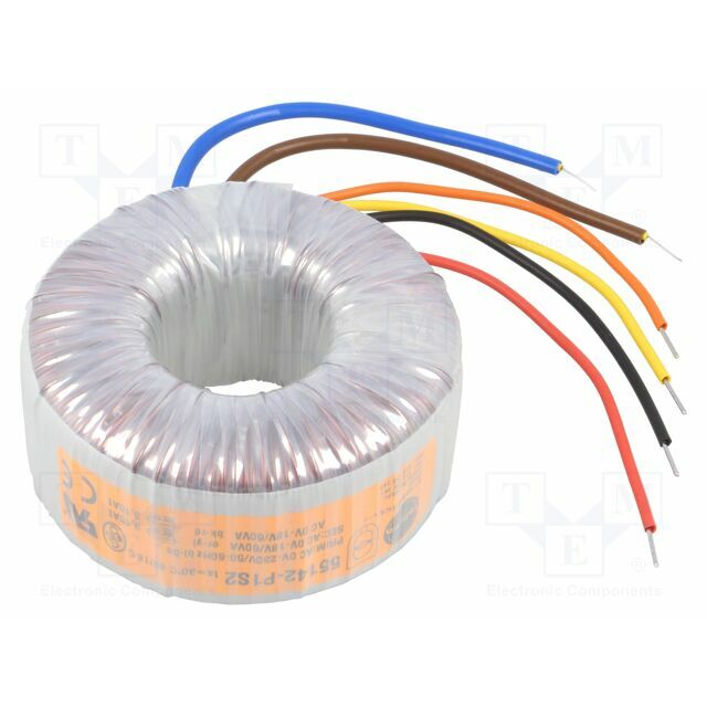 TALEMA Transformer: toroidal; 120VA; 230VAC; 18V