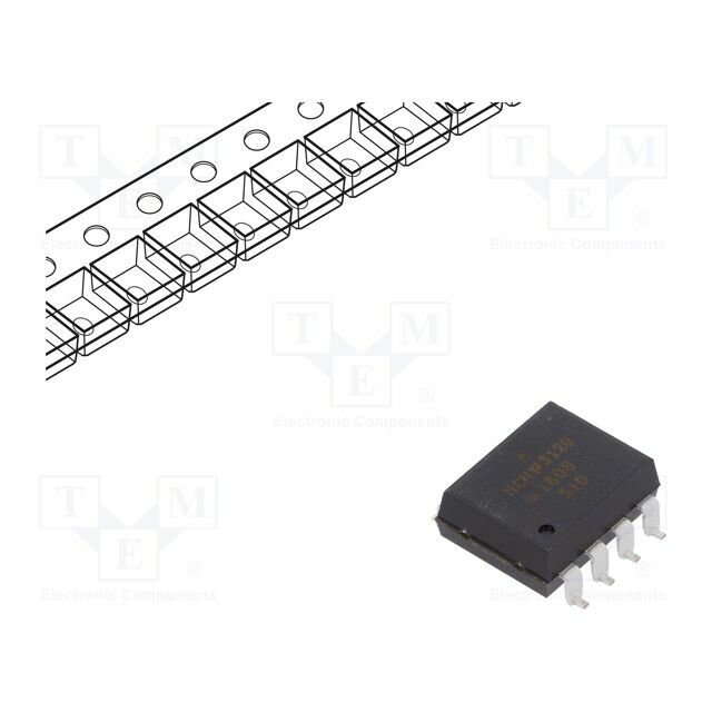 BROADCOM (AVAGO) Optocoupler; SMD; Ch: 1