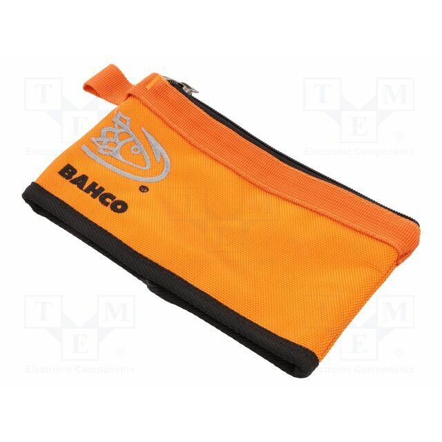 BAHCO Waist bag; orange-black; polyester; 215x135x10mm