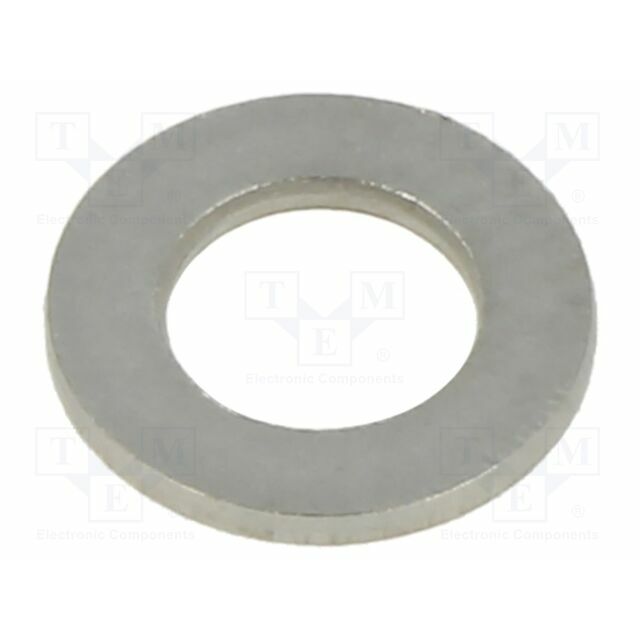 Washer; round; h=1mm; M5; D=10mm; A2