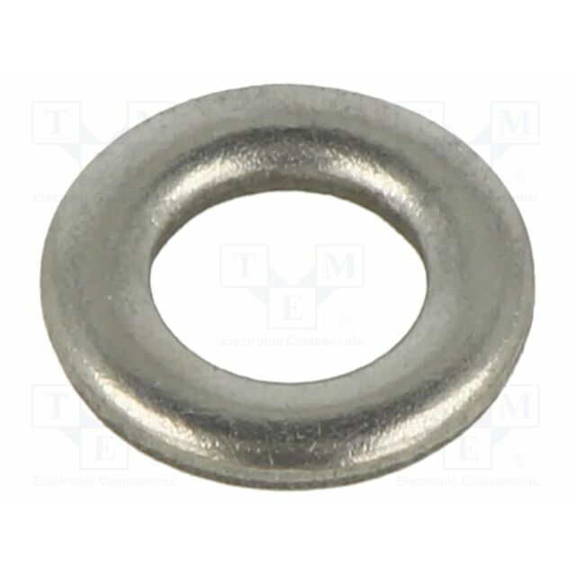 Washer; round; h=1.6mm; M6; D=12mm