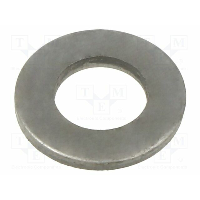 Washer; round; h=2mm; M10; D=20mm; steel