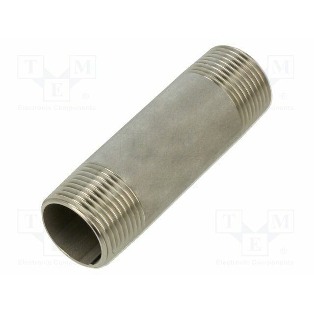 GEBO Splice terminal: connector pipe; stainless