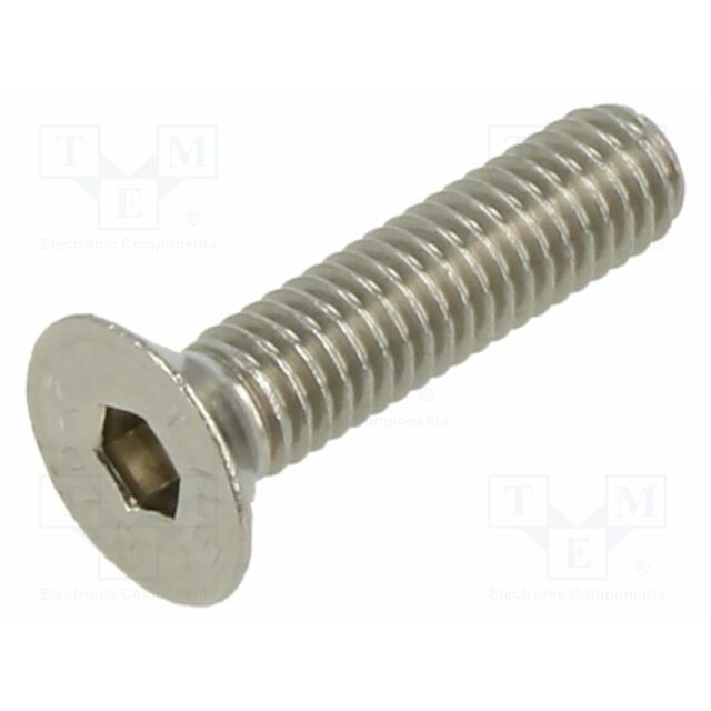 BOSSARD Screw; M6; M6x25; 1; Head: