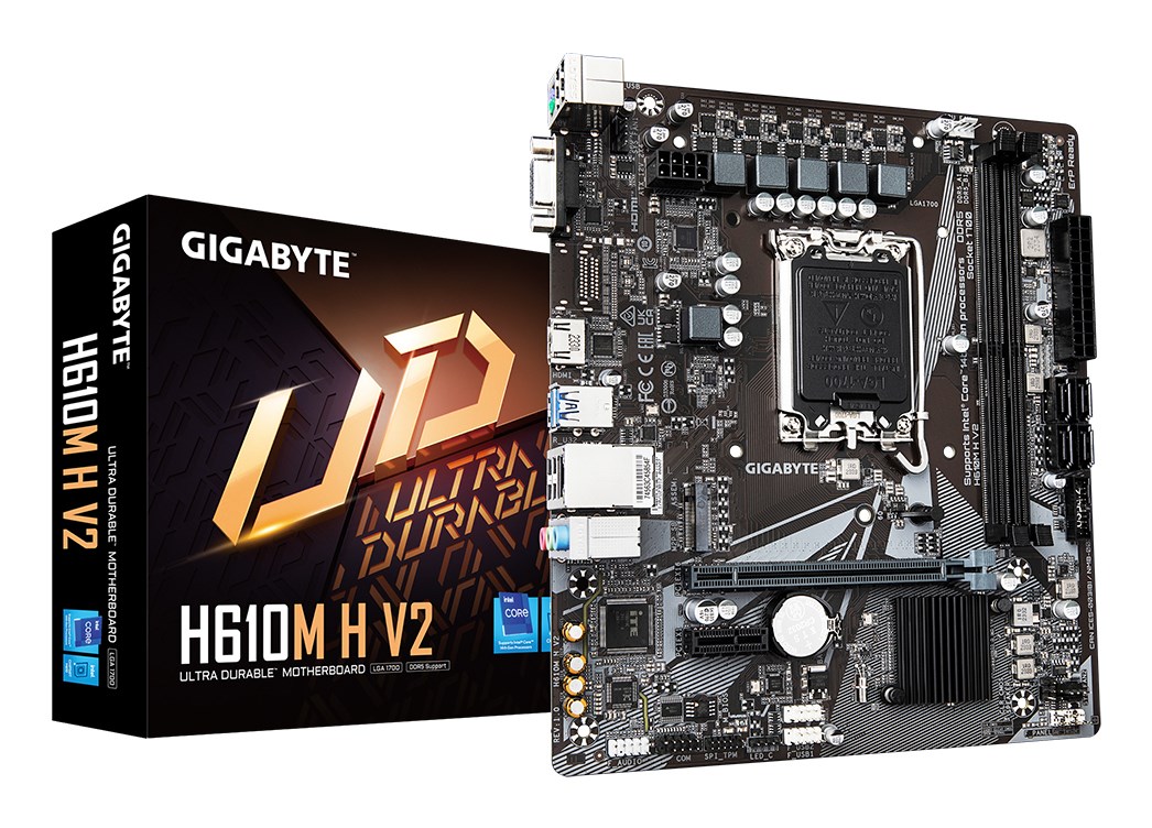 GIGABYTE H610M H V2 DDR4 mātesplate