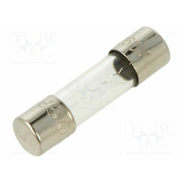 LITTELFUSE Fuse: fuse; 5.2x20mm; glass
