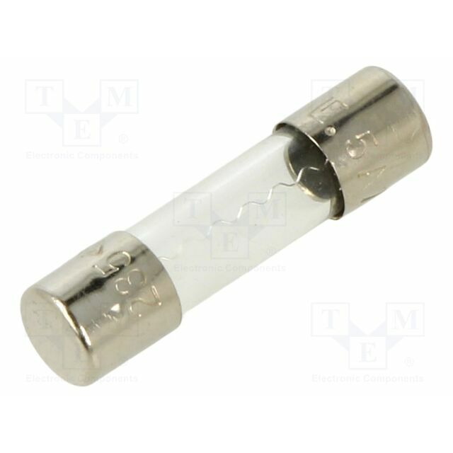 LITTELFUSE Fuse: fuse; 5.2x20mm; glass