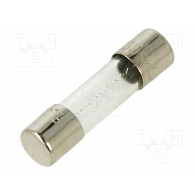 LITTELFUSE Fuse: fuse; 5.2x20mm; glass
