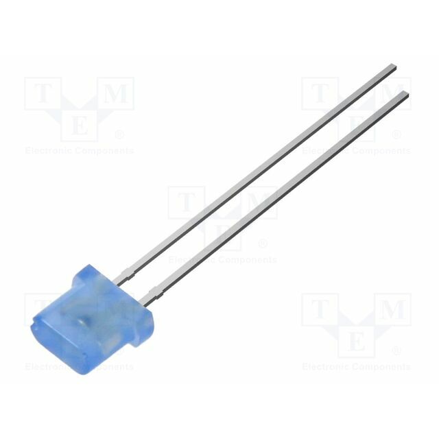 OPTOSUPPLY LED; blue; 330mcd; 115°; Front: