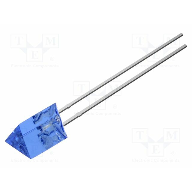 OPTOSUPPLY LED; blue; 330mcd; 140°; Front: