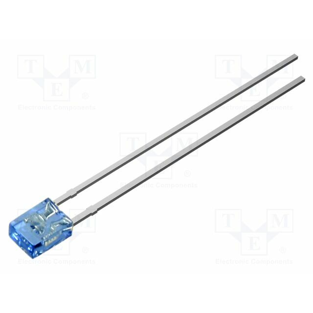 OPTOSUPPLY LED; blue; rectangular; 2x3x4mm; 350mcd