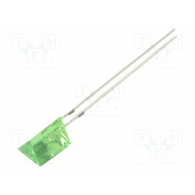 OPTOSUPPLY LED; yellow green; 100mcd; 140°
