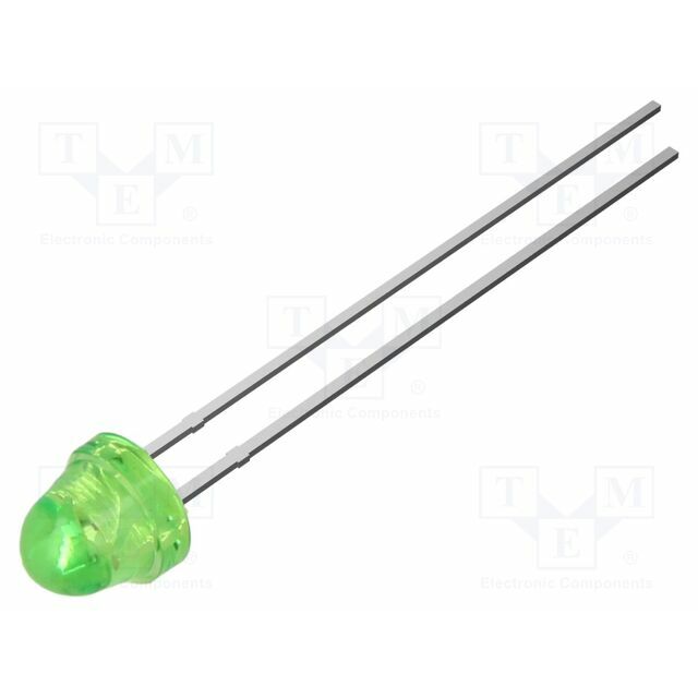 OPTOSUPPLY LED; yellow green; 5mm; 220mcd