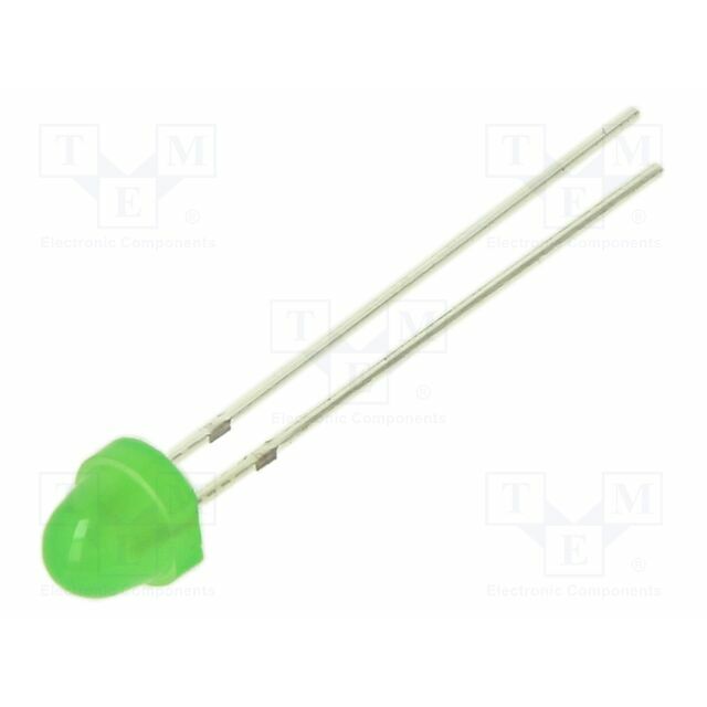 OPTOSUPPLY LED; yellow green; 5mm; 68mcd