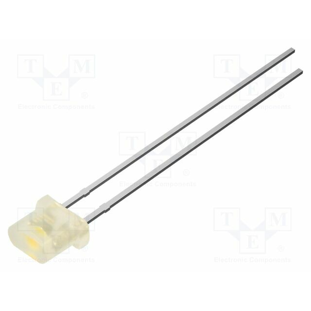 OPTOSUPPLY LED; white warm; 750mcd; 115°