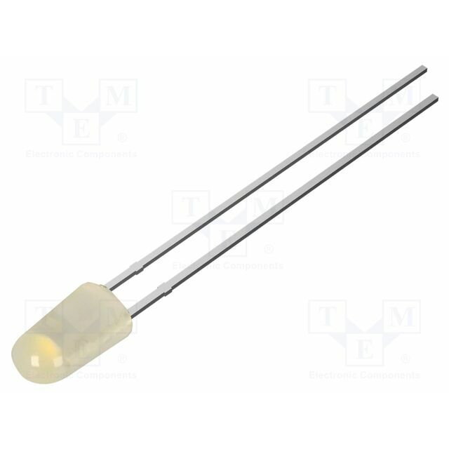 OPTOSUPPLY LED; white warm; oval; 3