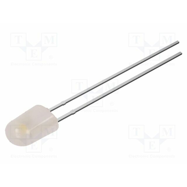 OPTOSUPPLY LED; white warm; oval; 5