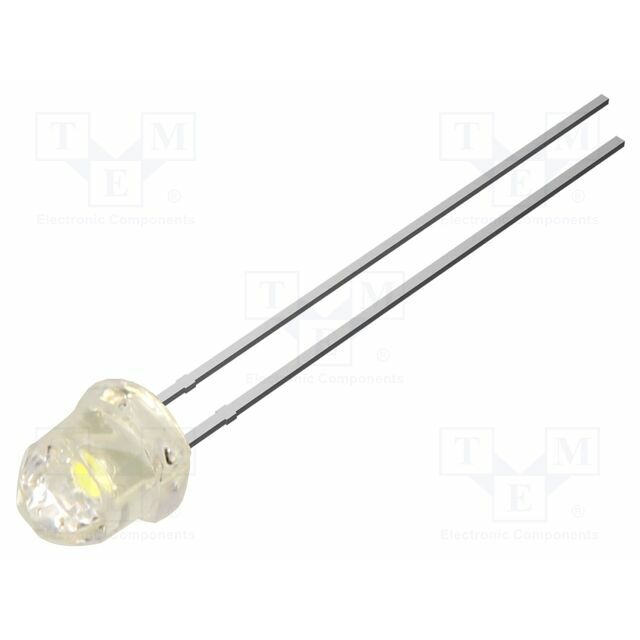 OPTOSUPPLY LED; white warm; 4.85mm