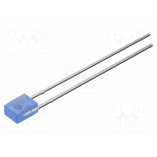 OPTOSUPPLY LED; blue; rectangular; 2x3x4mm; bipolar
