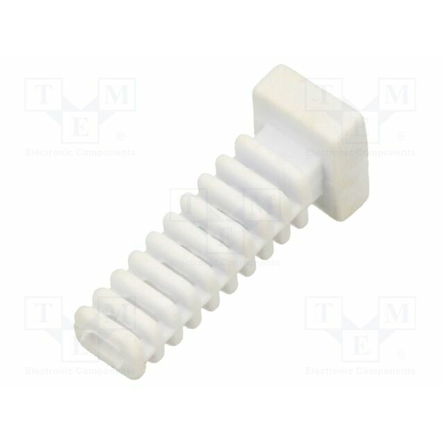 WEST POL Strain relief; elastomer; white