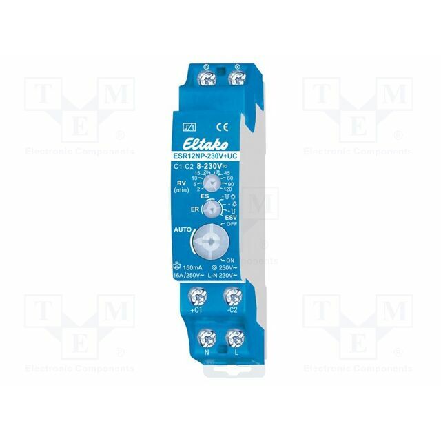 Relay: installation; bistable,impulse; NO; for