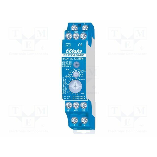 Relay: installation; bistable,impulse; NO x2