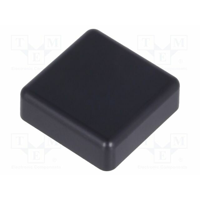 NINIGI Button; square; black; 12x12mm |