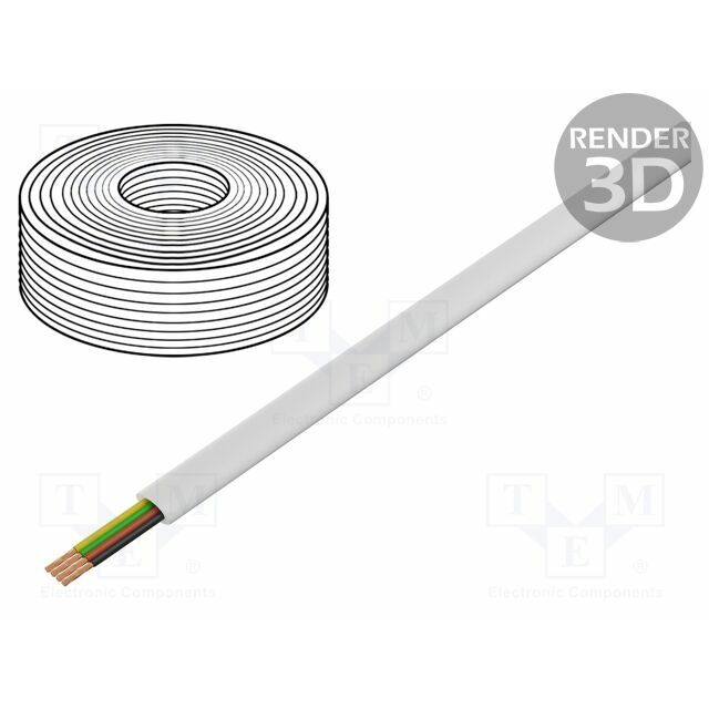 BQ CABLE Wire: telecommunication cable; 4x28AWG