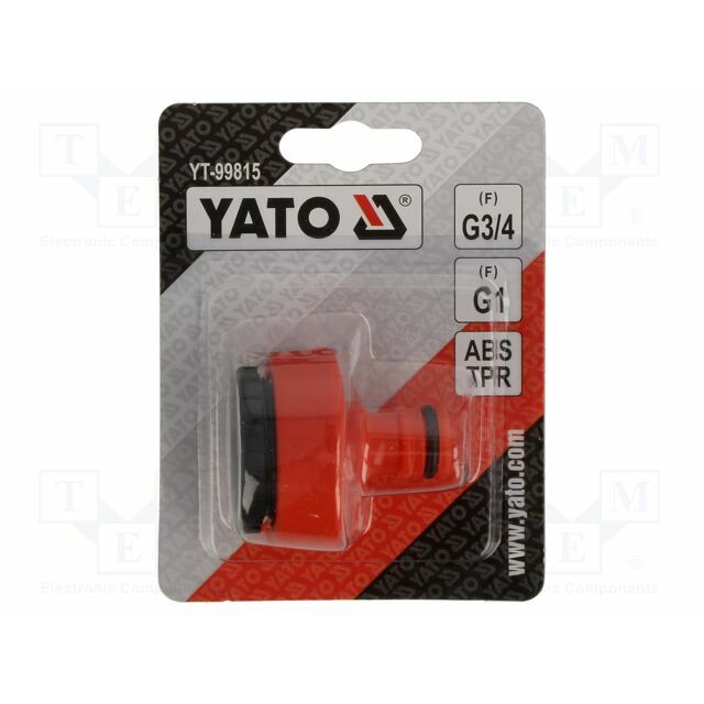 YATO Tap connector; ABS; 3/4",1"
