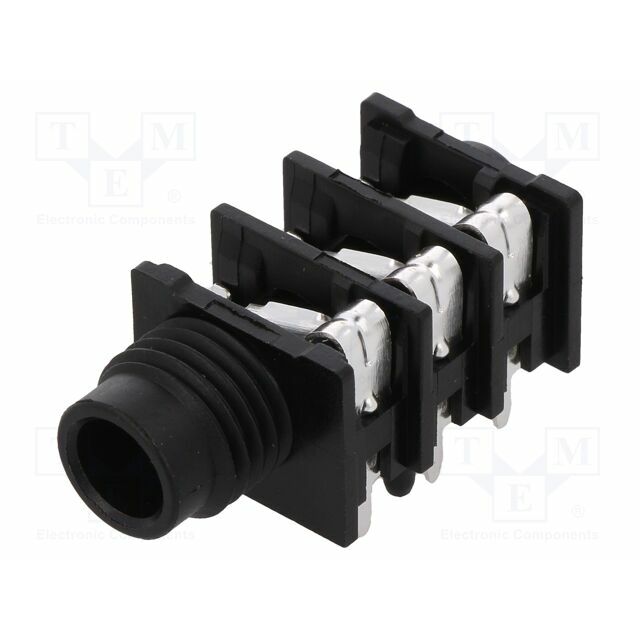 AMPHENOL Connector: Jack 6,3mm; socket