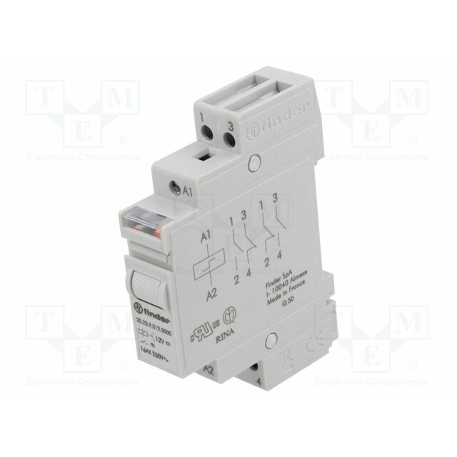 FINDER Relay: installation; bistable,impulse; NC